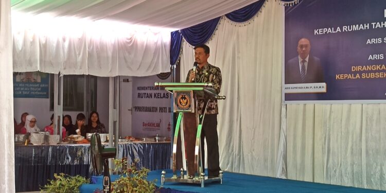 Hadiri Pisah Sambut Kalapas Kotamobagu, Sahaya Mokoginta Bacakan Sambutan Wali Kota Kotamobagu