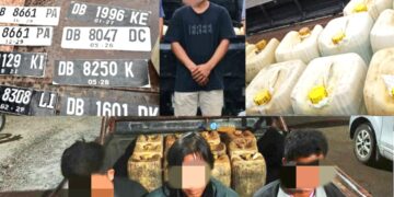 Modus Operandi Barcode dan Pelat Palsu, Tersangka Penimbunan BBM Diamankan Satreskrim Polres Kotamobagu