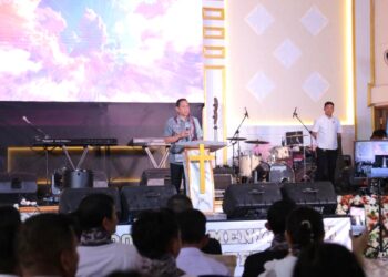 Weny Gaib Hadiri Kegiatan Indonesia Menyembah 25 Jam Chapter Bolaang Mongondow Raya