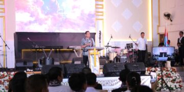 Weny Gaib Hadiri Kegiatan Indonesia Menyembah 25 Jam Chapter Bolaang Mongondow Raya