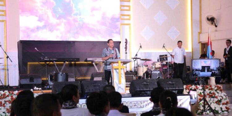 Weny Gaib Hadiri Kegiatan Indonesia Menyembah 25 Jam Chapter Bolaang Mongondow Raya