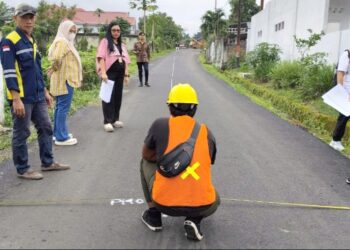 Gandeng APH, Dinas PUPR Kotamobagu PHO Pekerjaan Jalan Itantang Kotobangon