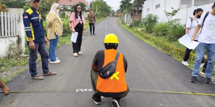 Gandeng APH, Dinas PUPR Kotamobagu PHO Pekerjaan Jalan Itantang Kotobangon