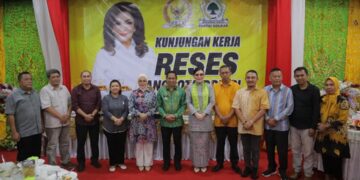 Weny Gaib Sambut Kunjungan Kerja Anggota DPR RI Christiany Eugenia Paruntu di Kotamobagu