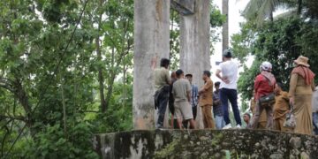 Pastikan Penanganan Berjalan Cepat dan Tepat, Weny Gaib Tinjau Kondisi Jembatan Gantung Kobidu