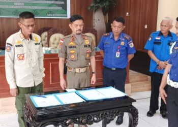 Penanganan Kebakaran Wilayah Perbatasan, Pemkot Kotamobagu dan Pemkab Bolmong Perkuat Jalinan Kerja Sama