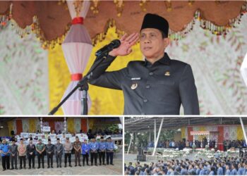 Pimpin Upacara Peringatan Hari Sumpah Pemuda ke 97, Weny Gaib Bacakan Sambutan Menpora RI