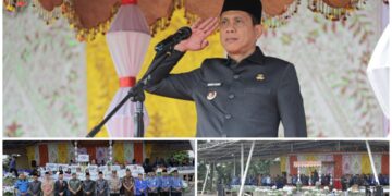 Pimpin Upacara Peringatan Hari Sumpah Pemuda ke 97, Weny Gaib Bacakan Sambutan Menpora RI