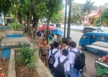 Cegah Aksi Tawuran, Satpol PP Kotamobagu Giatkan Razia Pelajar Bolos Sekolah