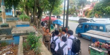 Cegah Aksi Tawuran, Satpol PP Kotamobagu Giatkan Razia Pelajar Bolos Sekolah