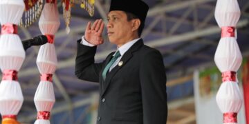 Pimpin Upacara Peringatan Hari Pahlawan, Weny Gaib Bacakan Sambutan Mensos RI