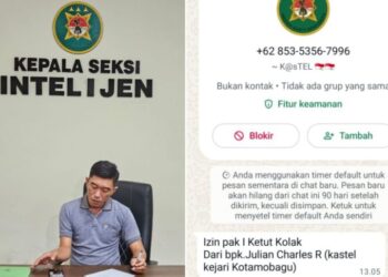 Nama Kasi Intel Kejari Kotamobagu Dicatut, Masyarakat Diimbau Waspada Penipuan