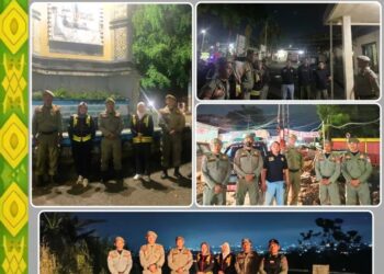 Ciptakan Suasana Aman dan Tertib, Satpol PP Kotamobagu Giatkan Patwas