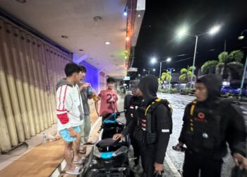 Giatkan Patroli, Tim Pantera Polres Kotamobagu Sasar Lokasi Rawan Gangguan Kamtibmas