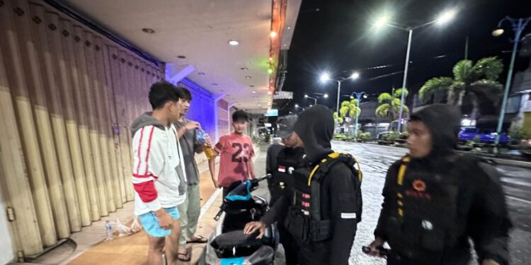 Giatkan Patroli, Tim Pantera Polres Kotamobagu Sasar Lokasi Rawan Gangguan Kamtibmas