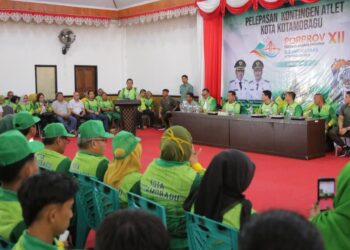Siap Berlaga di Porprov Sulut, Kontingen Kotamobagu Resmi Dilepas Wali Kota