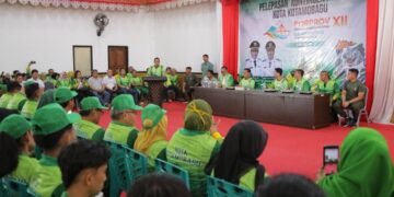 Siap Berlaga di Porprov Sulut, Kontingen Kotamobagu Resmi Dilepas Wali Kota