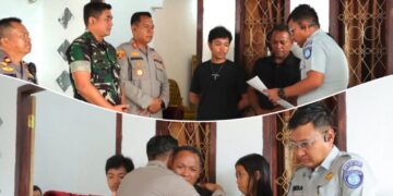 Dampingi Penyerahan Santunan Laka Lantas Anggota Persit, Kapolres Kotamobagu Sampaikan Ucapan Bela Sungkawa