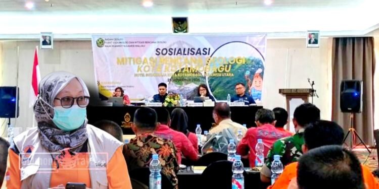 Digelar Balai PGAMBGT, Kepala BPBD Kotamobagu Ikuti Sosialisasi Mitigasi Bencana Geologi