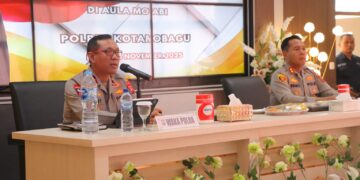 Kunker ke Polres Kotamobagu, Wakapolda Sulut Tekankan Penguatan Kinerja Personil