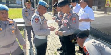 Didampingi Wakapolres, Bid Propam Sulut Gelar Gaktibplin di Polres Kotamobagu