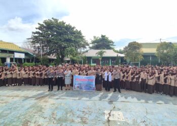 Police Goes to School, Sat Lantas Gaungkan Tertib Lalu Lintas di MAN 1 Kotamobagu
