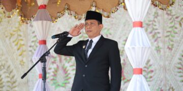 Irup Hari Bela Negara ke 77, Weny Gaib Bacakan Amanat Presiden RI