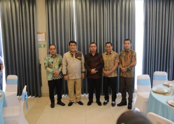 Safari Natal 2025, Wali Kota dan Wakil Wali Kota Kotamobagu Silaturahmi ke Kediaman Gubernur Sulut