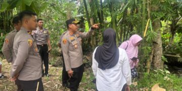 Wujud Kepedulian Polri, Kapolres Kotamobagu Siap Fasilitasi Pembangunan Jembatan Gantung di Kelurahan Biga