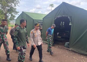 Perkuat Sinergitas, Kapolres Kotamobagu Kunjungi Mako Batalyon TP 868/Bantong Sakti