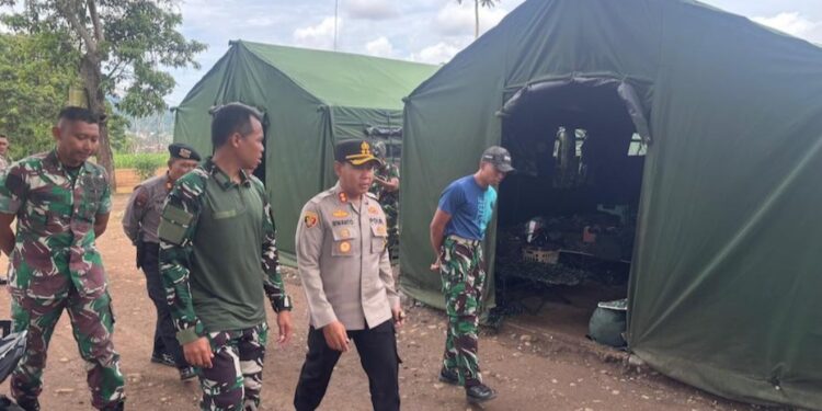 Perkuat Sinergitas, Kapolres Kotamobagu Kunjungi Mako Batalyon TP 868/Bantong Sakti