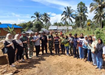 Pembangunan KDKMP, Kades Pontodon Timur Terima Kunjungan Dandim 1303 Bolmong