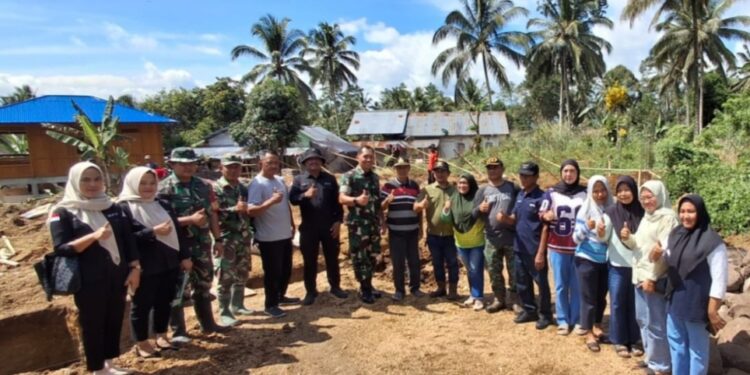 Pembangunan KDKMP, Kades Pontodon Timur Terima Kunjungan Dandim 1303 Bolmong