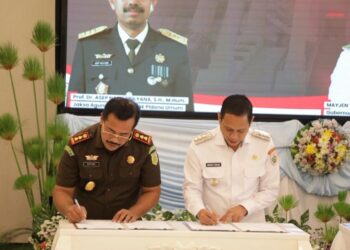 Penerapan Pidana Kerja Sosial, Wali Kota dan Kajari Kotamobagu Teken PKS