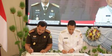 Penerapan Pidana Kerja Sosial, Wali Kota dan Kajari Kotamobagu Teken PKS