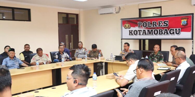 Kapolres Kotamobagu Pimpin Rakor Linsek, Bahas Kesiapan Pengamanan Jelang Nataru