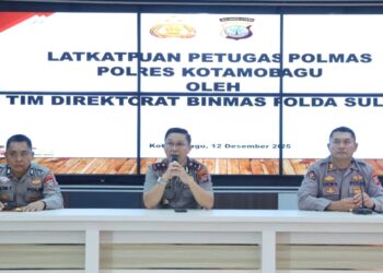 Dibuka Wakapolres, Sat Binmas Polres Kotamobagu Gelar Pelatihan Peningkatan Kemampuan Polmas
