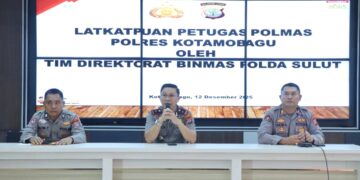 Dibuka Wakapolres, Sat Binmas Polres Kotamobagu Gelar Pelatihan Peningkatan Kemampuan Polmasp