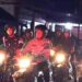 Tunggangi Kendaraan Roda Dua, Kapolres Kotamobagu Pimpin Patroli Malam Natal