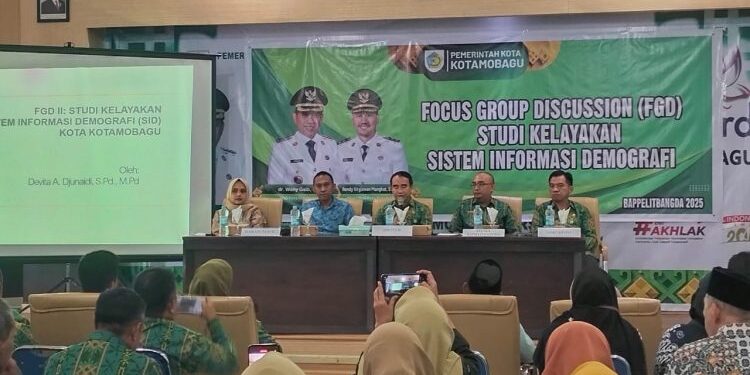 Hadirkan Data Demografi Akurat, Pemkot Kotamobagu Gelar FGD