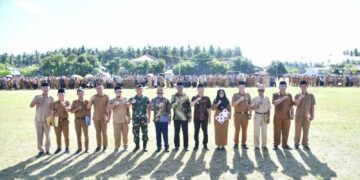 Apel Peringatan Hari Desa Nasional, Oskar Manoppo Bacakan Sambutan Mendes PDT