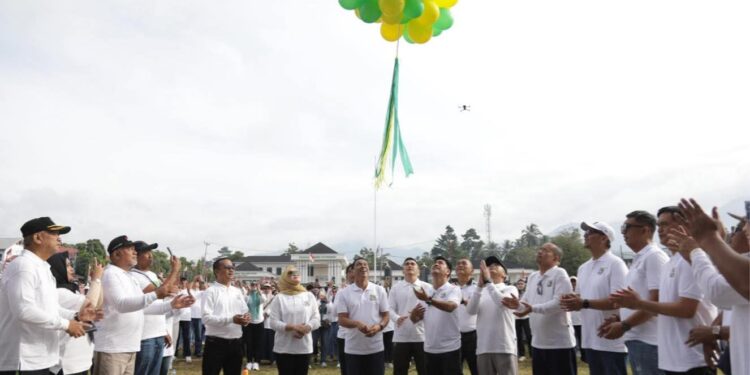 Weny Gaib Launching Rangkaian Kegiatan Jelang HUT Kotamobagu ke 116
