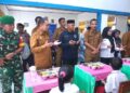 Foto : Bupati Boltara saat meresmikan Program MBG di SD N 4 Sangkub