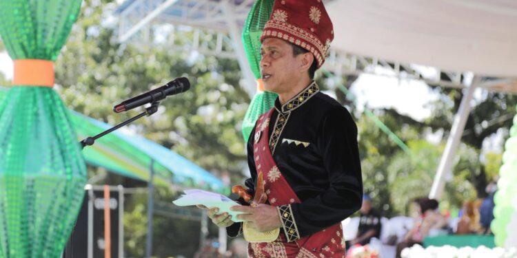 Dipimpin Wali Kota, Upacara Peringatan HUT ke 116 Kota Kotamobagu Berlangsung Khidmat