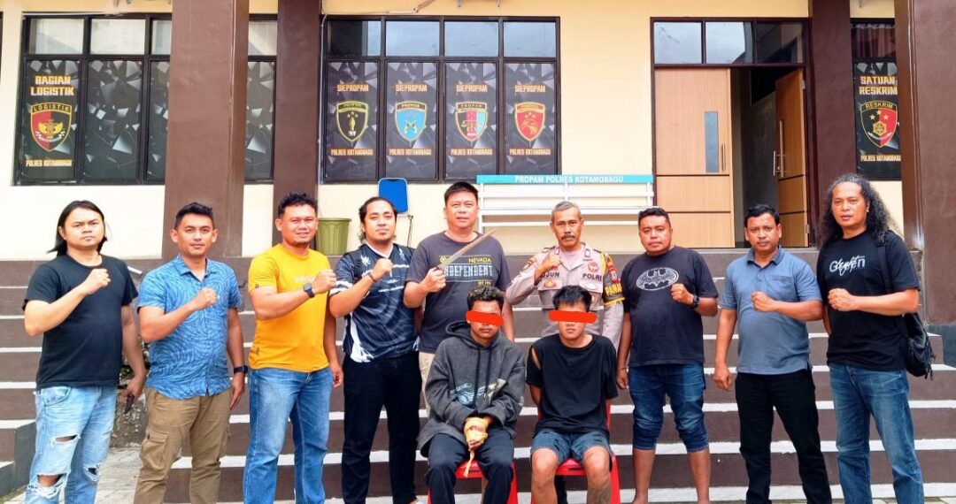 Responsif, Resmob Polres Kotamobagu Ringkus Pelaku Penikaman di Kompleks Pertokoan Segi Tiga