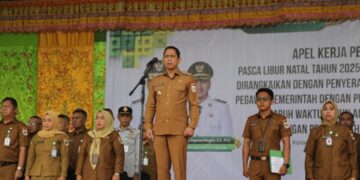 Dipimpin Wali Kota, Pemkot Kotamobagu Gelar Apel Kerja Perdana Tahun 2026