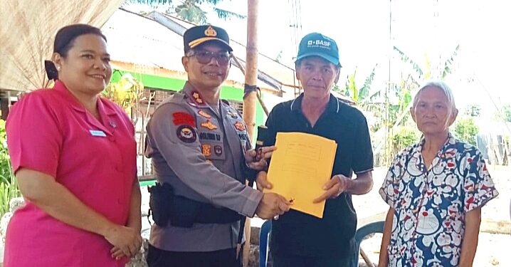 Serahkan Tali Asih, AKBP Golfried Hasiholan: Duka Mereka, Duka Kami Juga