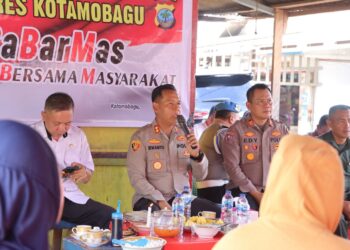Program SaBarMas, AKBP Irwanto Sapa Langsung Warga Gogagoman