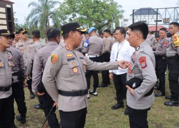 Pembinaan Internal, AKBP Irwanto Pimpin Kegiatan Gaktibplin Personel Jajaran