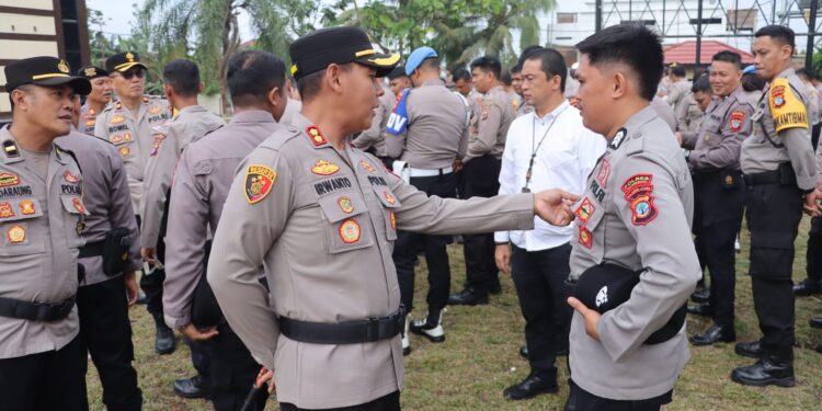 Pembinaan Internal, AKBP Irwanto Pimpin Kegiatan Gaktibplin Personel Jajaran